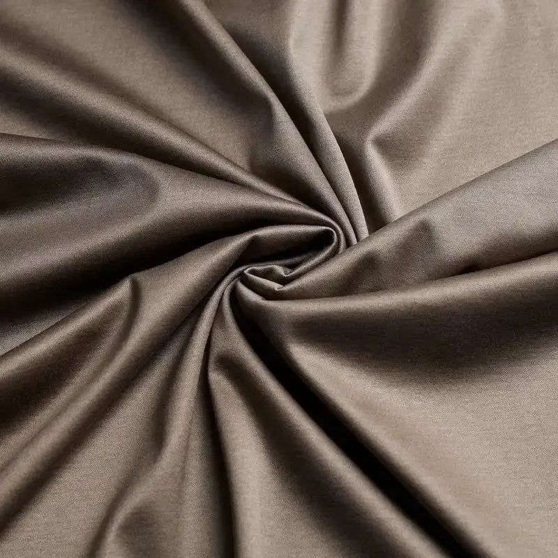 Bomuldsshirt – Brun
