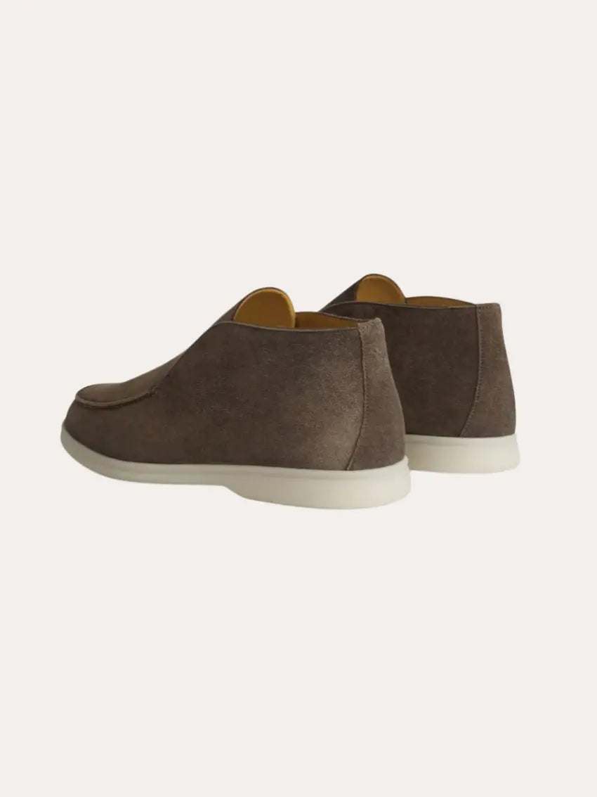 Suedesko City Loafers – Mørkegrå