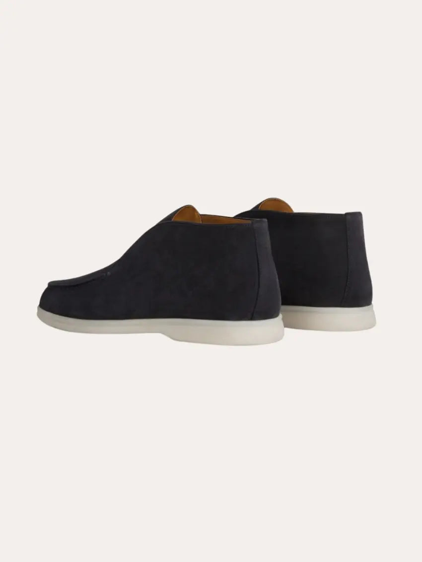 Suedet City Loafers – Marineblå