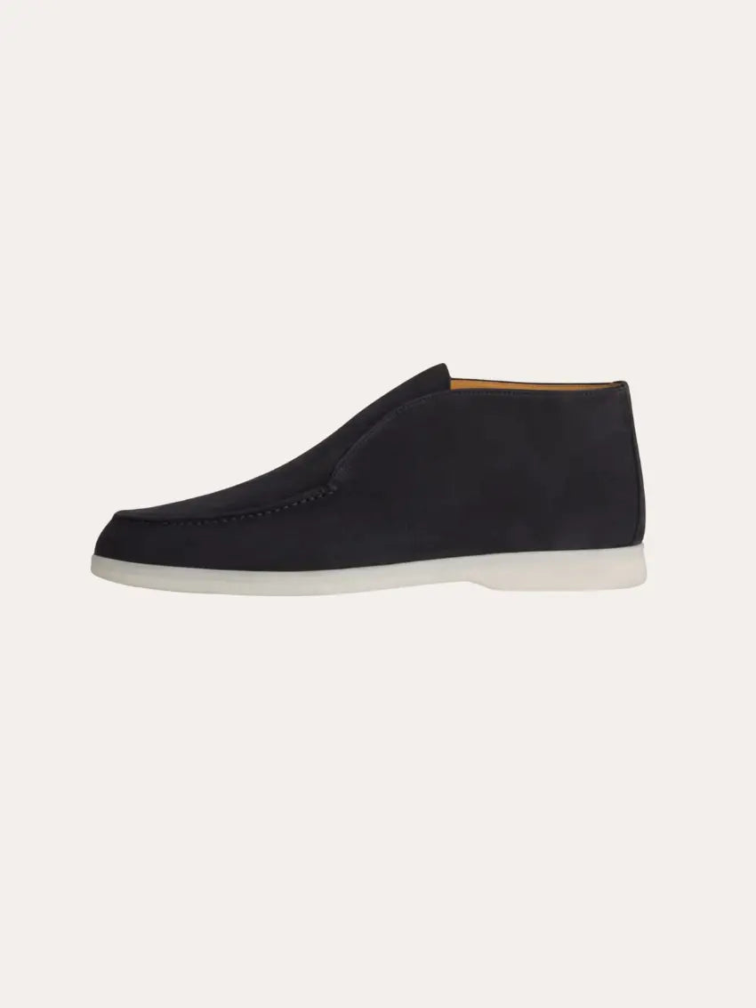Suedet City Loafers – Marineblå