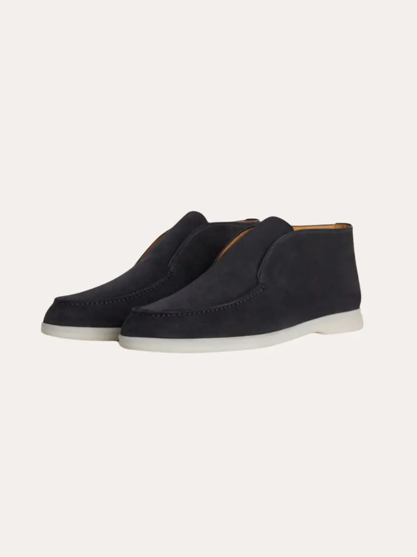 Suedet City Loafers – Marineblå