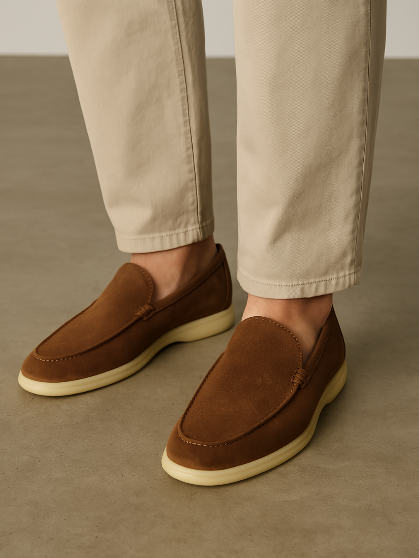 Læder Loafers – Brun