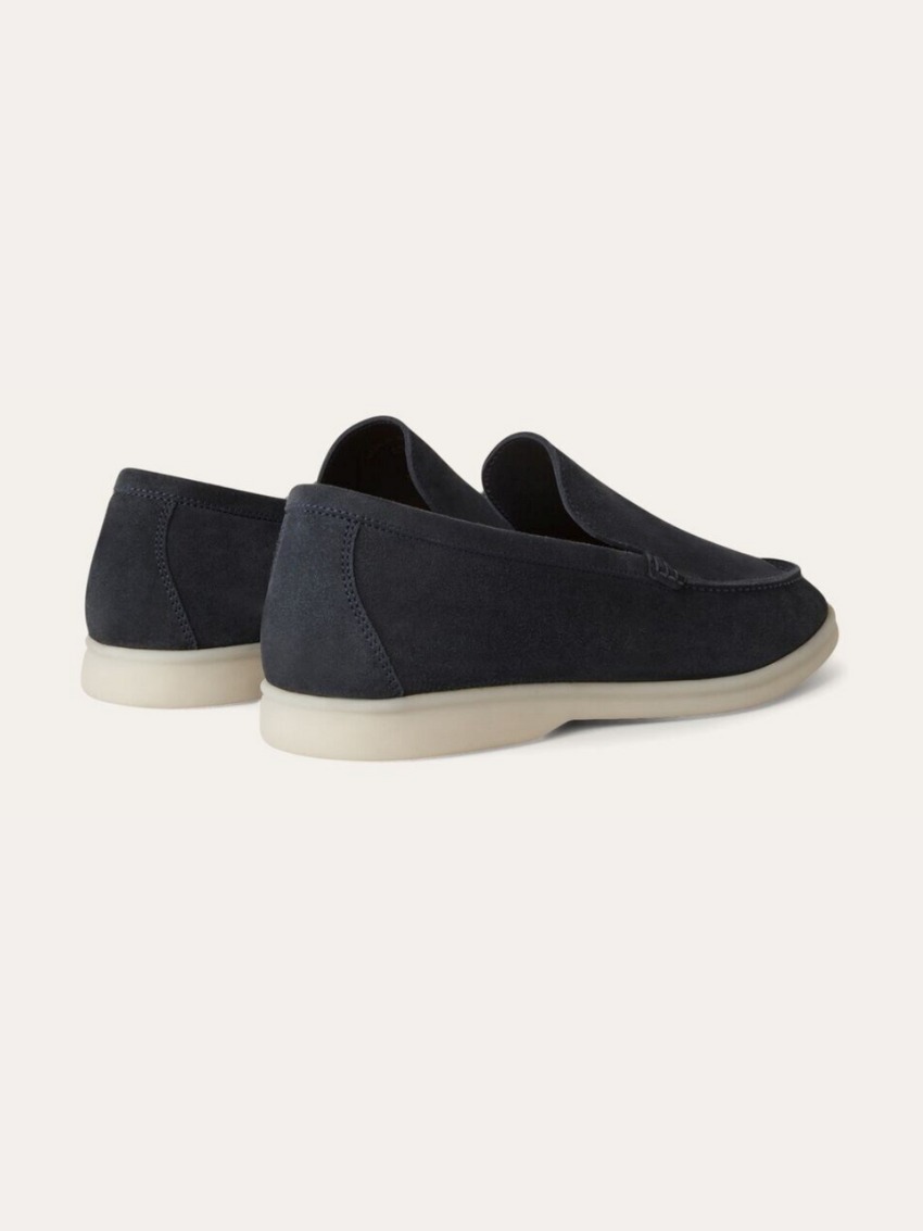 Mesmoehælmede Loafers – Marineblå