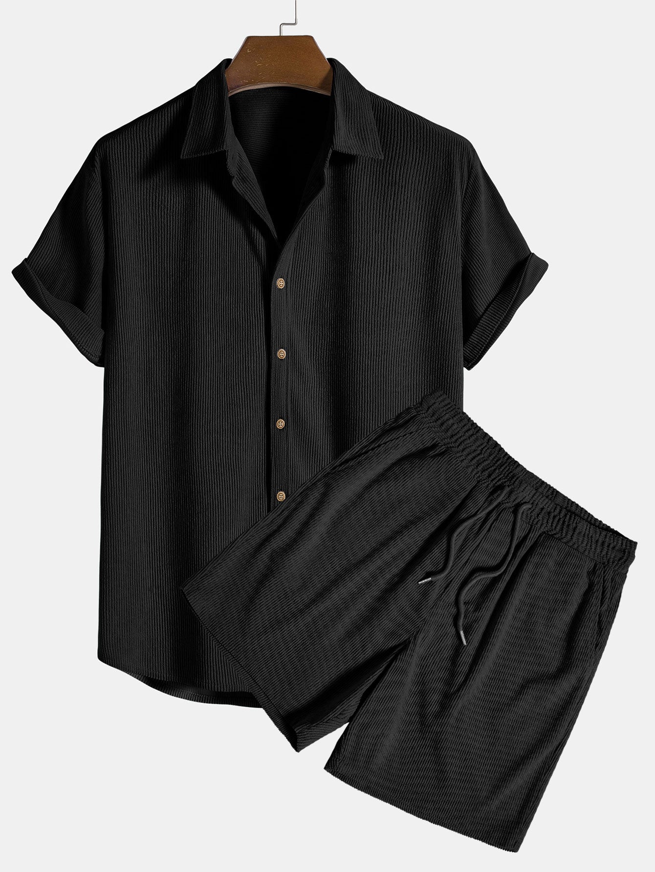 Bali | Kortærmet Skjorte og Shorts Sæt