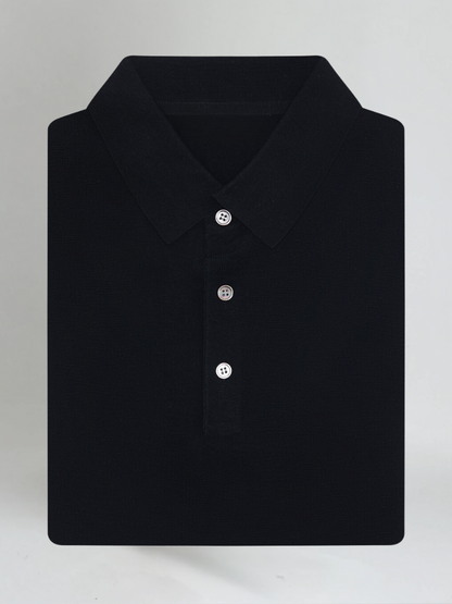 Sort Poloshirt