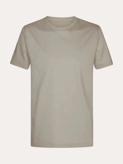 Bomulds-T-shirt – Taupe