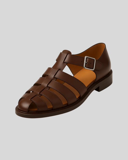 Tommy | Lukket tå sandal med strop