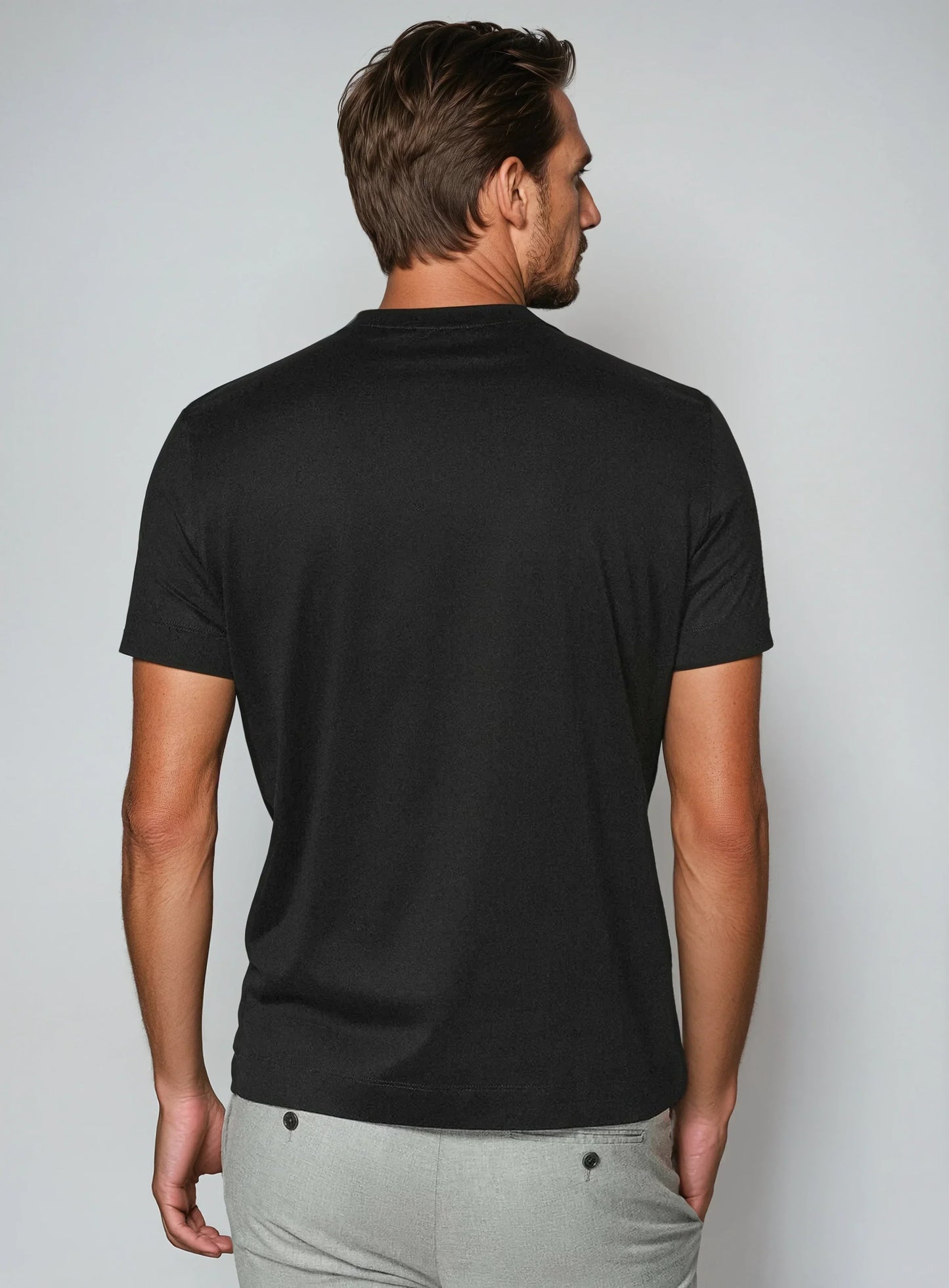 Signature Supima T-shirt – Sort