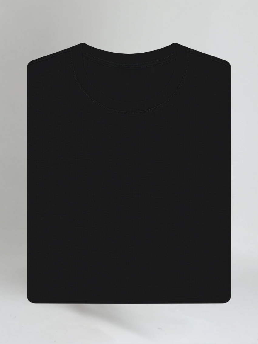 Signature Supima T-shirt – Sort