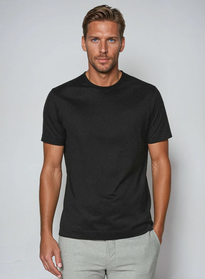 Signature Supima T-shirt – Sort