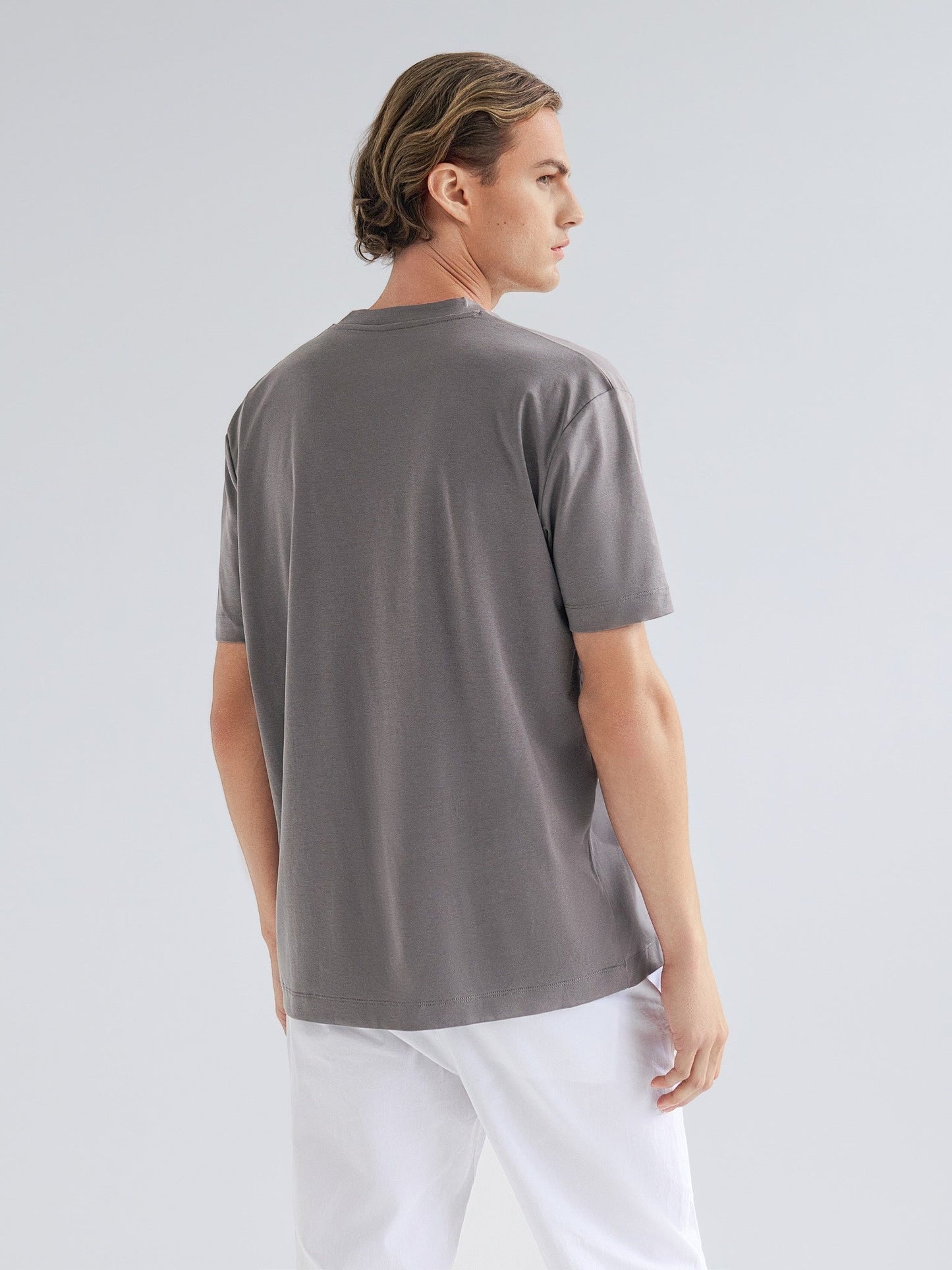 Signature Supima T-shirt – Mørkegrå