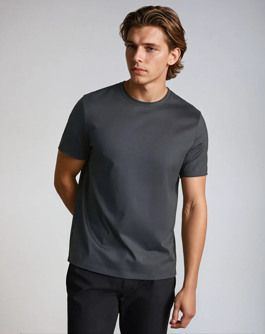 Signature Supima T-shirt – Mørkegrå