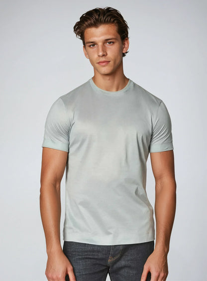 Signature Supima T-shirt – Lys grå