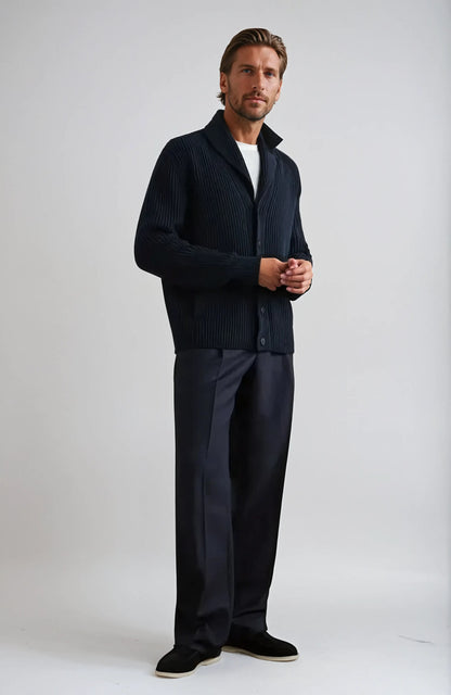 Suedet City Loafers – Marineblå