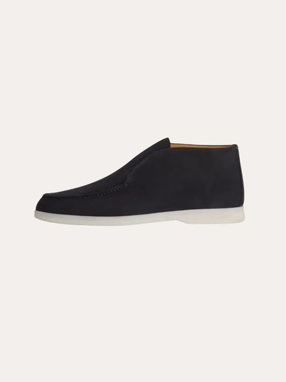 Suedet City Loafers – Marineblå
