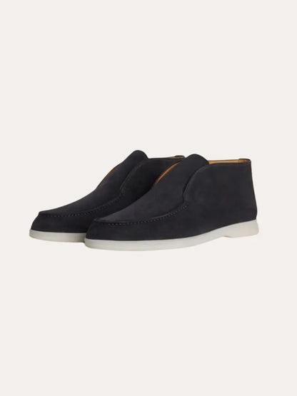 Suedet City Loafers – Marineblå