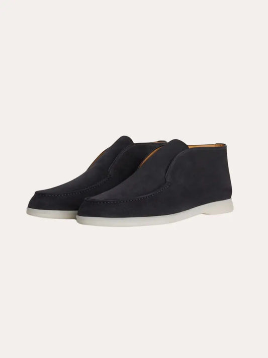 Suedet City Loafers – Marineblå