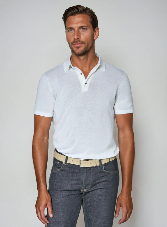 Hvid Polo T-shirt