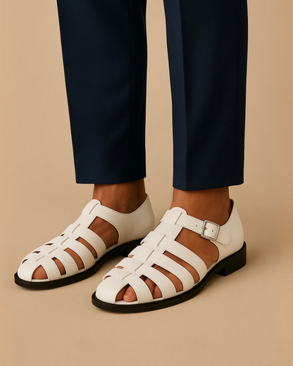 Tommy | Lukket tå sandal med strop